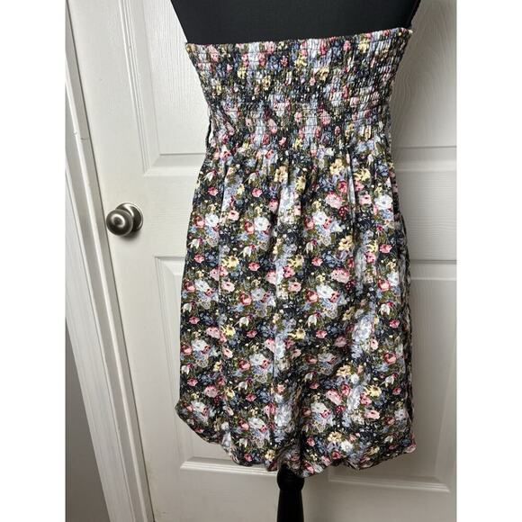Floral Strapless Bubble Twee And Preppy Mini Dress Large - Picture 4 of 6